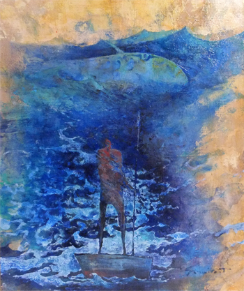 海の詩 (2012 油彩 カンヴァス F8）